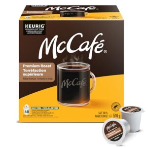 McCafe Premium Medium Dark Roast K-Cup Coffee Pods, 48 Count, For Keurig Coffee Makers