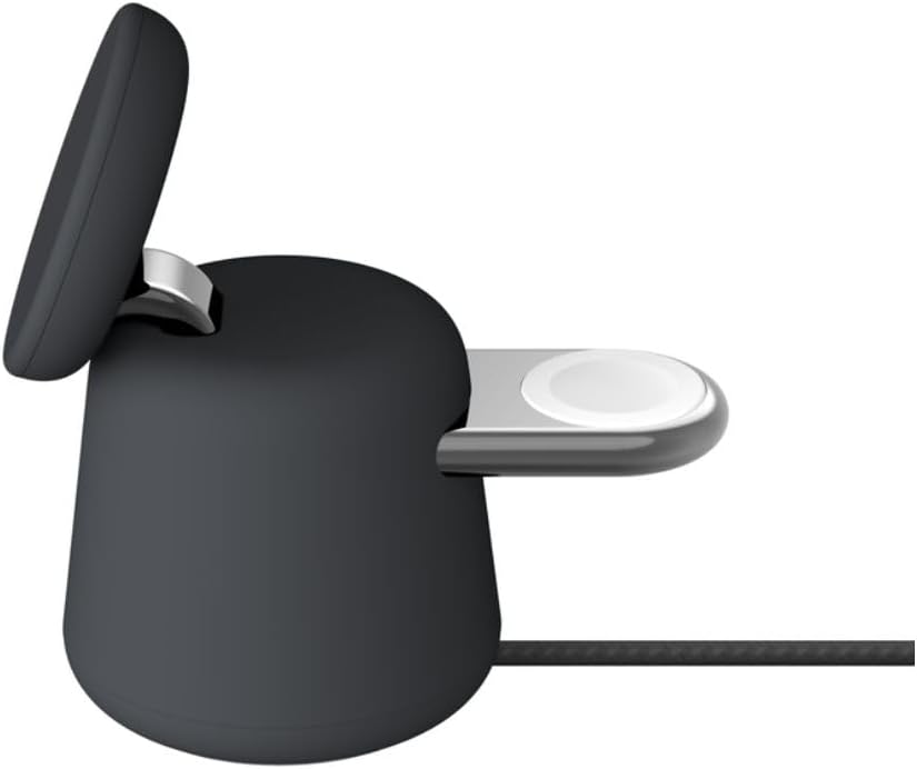 Belkin BoostCharge Pro 2-in-1 Wireless Charging Station with MagSafe - Charcoal - Image 2