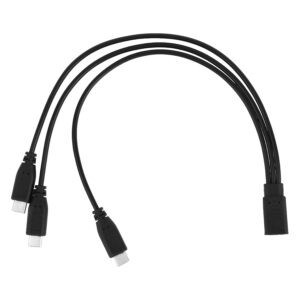 3-in-1 USB C Splitter, 3 in 1 Type-C Charging Data Cable Data Transmission Decive Charging Adapter Power Charger Equipment for ome Office Use, Fast & Efficient