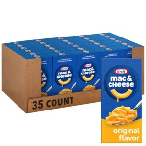 Kraft Macaroni and Cheese, 7.25 Ounce Boxes (Pack of 35)