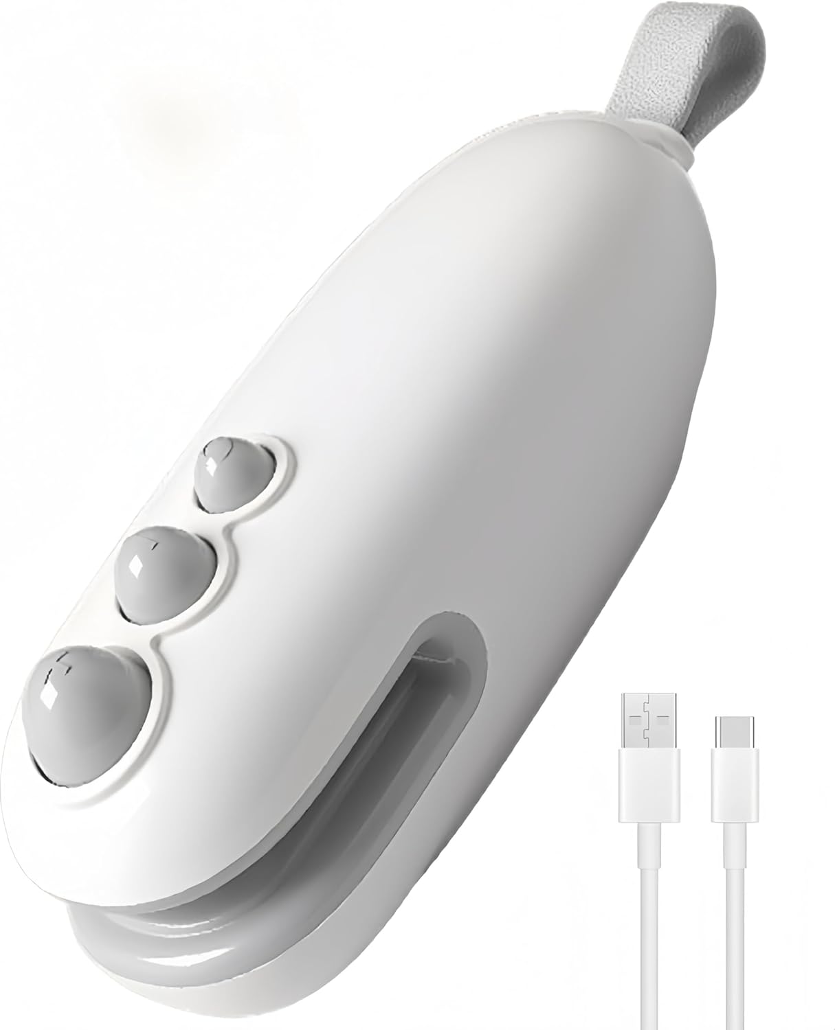 2 in 1 Mini Bag Sealer, 2025 New USB Rechargeable Chip Bag Sealer Heat Seal Tool, Portable Handheld Vacuum Food Sealer Bag Sealing Machine for Snacks and Vegetable Fresh Storage (White)