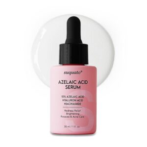 10% Azelaic Acid Serum with Niacinamide & Hyaluronic Acid – Rosacea Treatment For Face – Redness Relief, Blemish Relief, Brightening Skincare for Rosacea-Prone, Oily or Sensitive Skin, 30ml