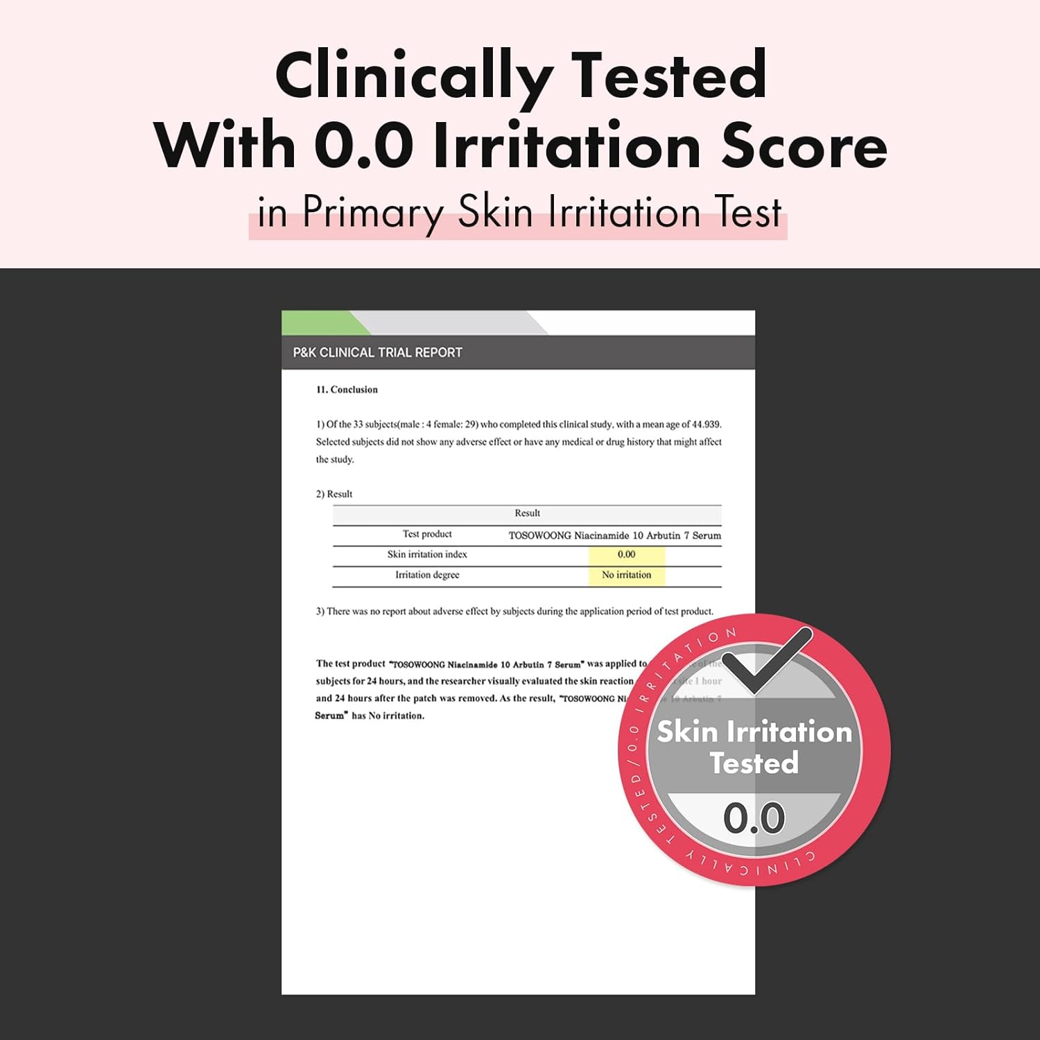 TOSOWOONG Niacinamide 10% Arbutin 7% Serum, Hyperpigmentation, Dark Spot Remover, Discoloration Correcting for Uneven Skin Tone, Glass Skin, All Skin Types, Korean Skincare, 33ml / 1.11 fl. oz. - Image 5