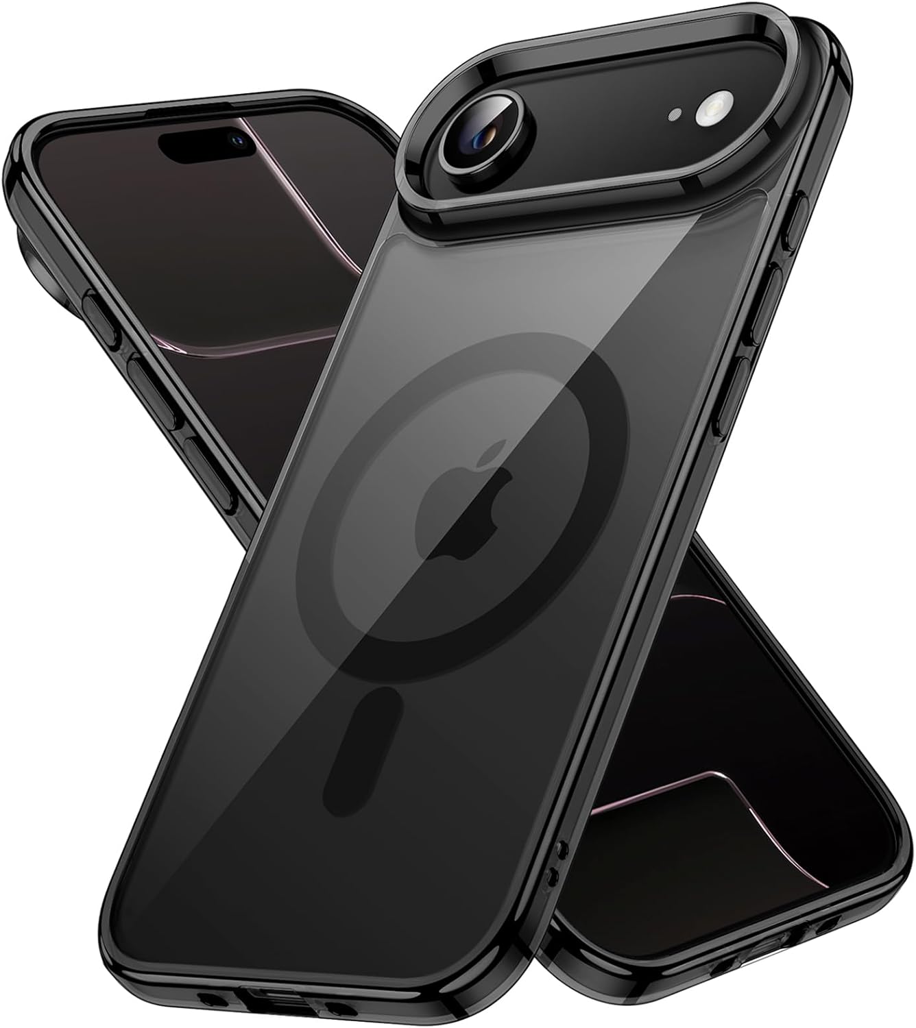 JETech Magnetic Case for iPhone Air Compatible with MagSafe, Shockproof Phone Bumper Cover, Anti-Scratch Clear Back, 6.5-Inch Display (Clear) - Image 8