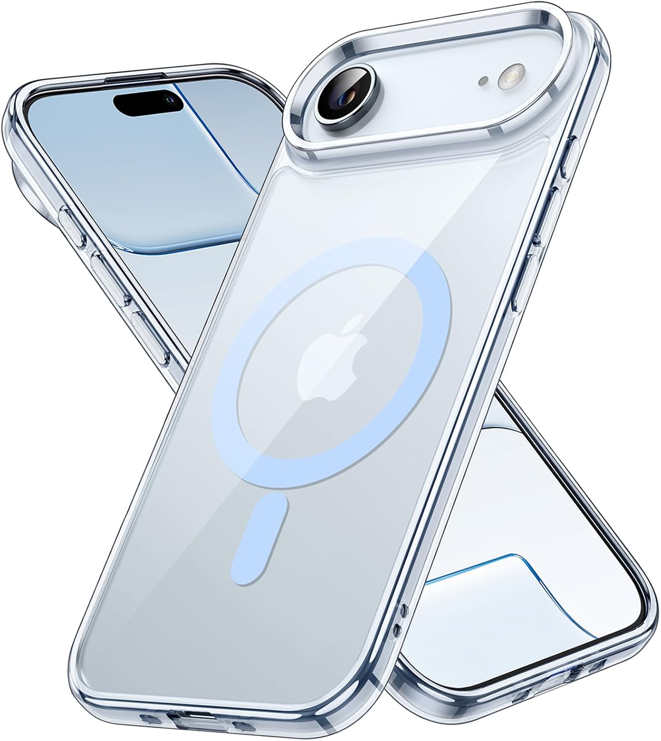 JETech Magnetic Case for iPhone Air Compatible with MagSafe, Shockproof Phone Bumper Cover, Anti-Scratch Clear Back, 6.5-Inch Display (Clear) - Image 7