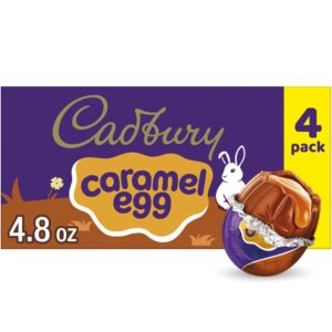 Cadbury Caramel Eggs, 4-count Box, 4.8-Ounce (Pack of 2)