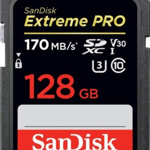 [Older Version] SanDisk 128GB Extreme PRO SDXC UHS-I Card - C10, U3, V30, 4K UHD, SD Card - SDSDXXY-128G-GN4IN