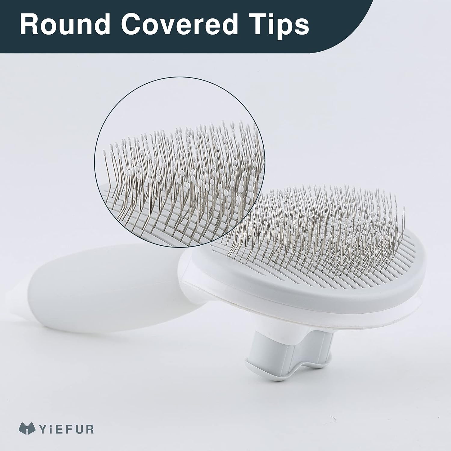 Cat Hair Brush,Cat Brush for Shedding,Soft Silicone Self Cleaning Brushes for Short and Long Haired Cats for Grooming and Shedding - Image 3