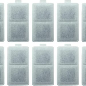 Pet Standard Replacement Large Water Filter Compatible With Whisker City® Automatic Pet Fountain, Pack of 10