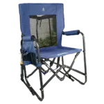 Outdoor Stowaway Rocker with Storage Pouch