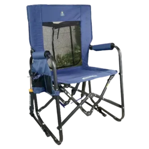 Outdoor Stowaway Rocker with Storage Pouch
