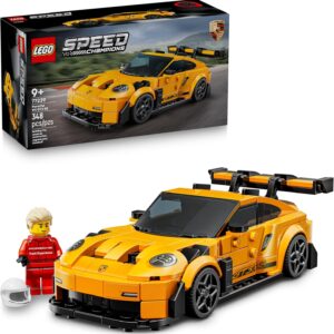 LEGO Speed Champions Porsche 911 GT3 RS Super Car Toy - Model Kit & Pretend Play Toy for Boys & Girls, Ages 9+ - Sports Car Building Set for Kids & Racing Fans - Gift Idea for Birthdays - 77239